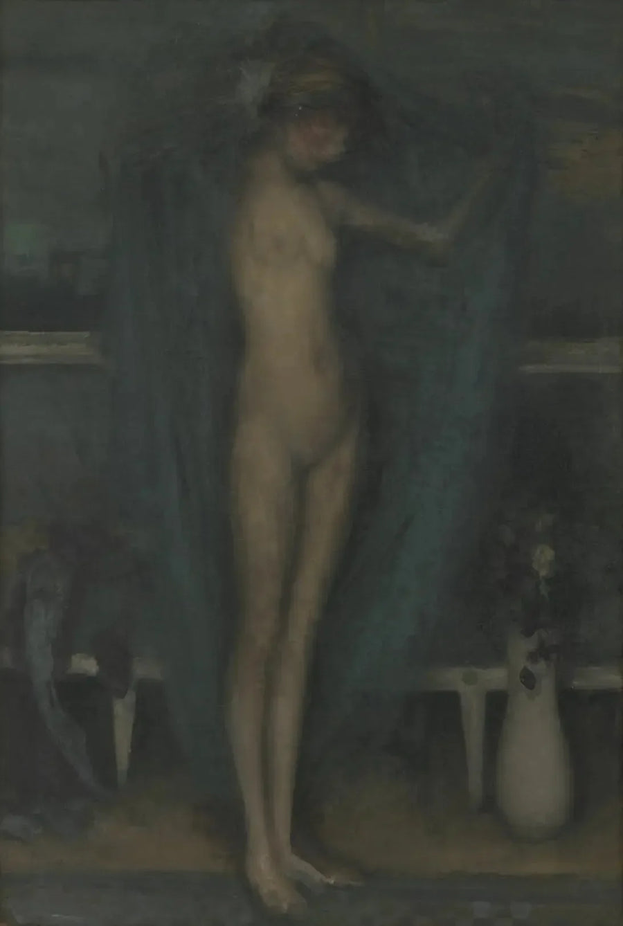 Harmonie in Blau und Gold: Das kleine blaue Mädchen - James Abbott McNeill Whistler