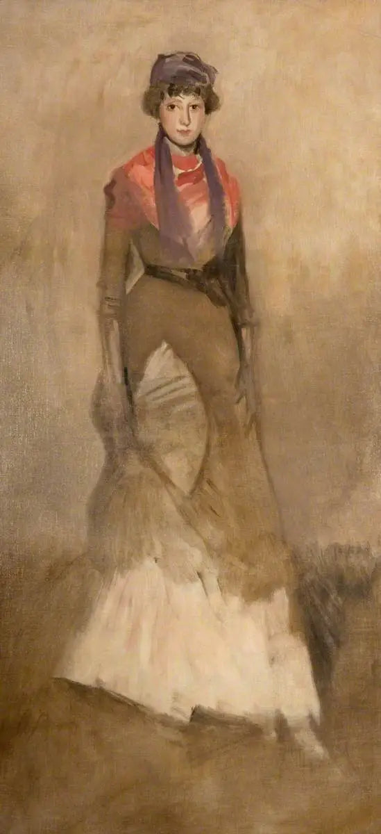 Harmonie in fauvistischer und violetter Farbe: Miss Finch - James Abbott McNeill Whistler
