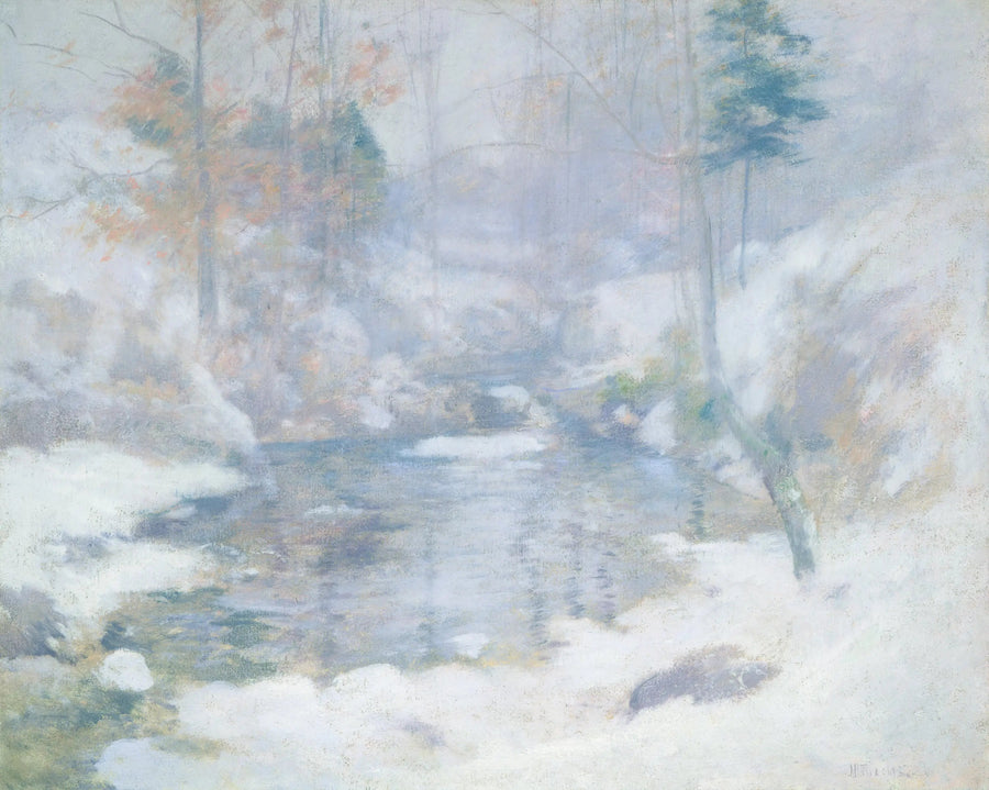 Winterliche Harmonie - John Henry Twachtman