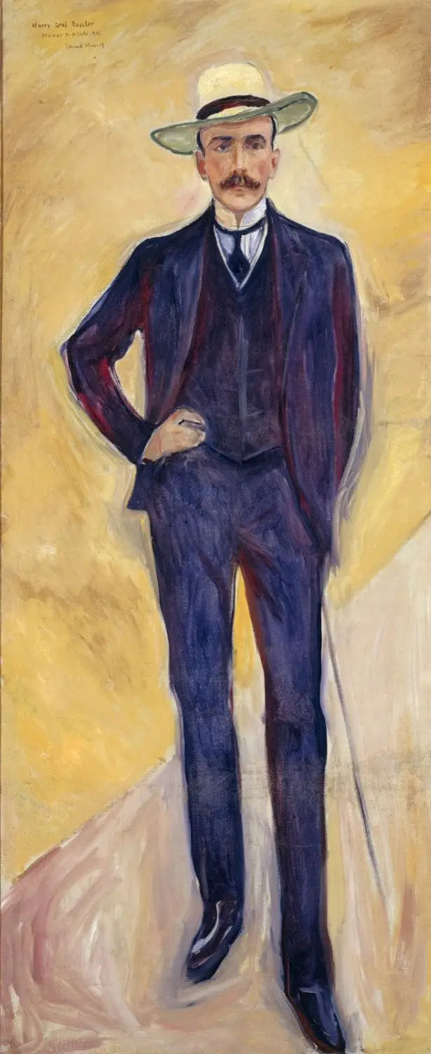Harry Graf Kessler - Edvard Munch image 1 copie peinte à la main à l’huile
