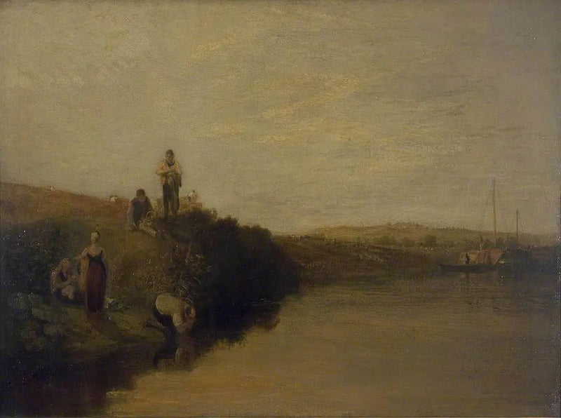 Ernteabend, Kingston Bank - J. M. W. Turner