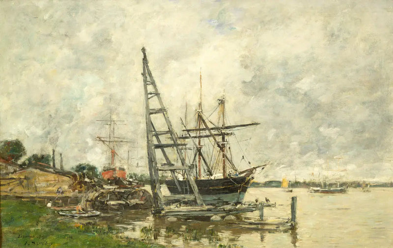 Lormont-Hafen - Eugène Boudin