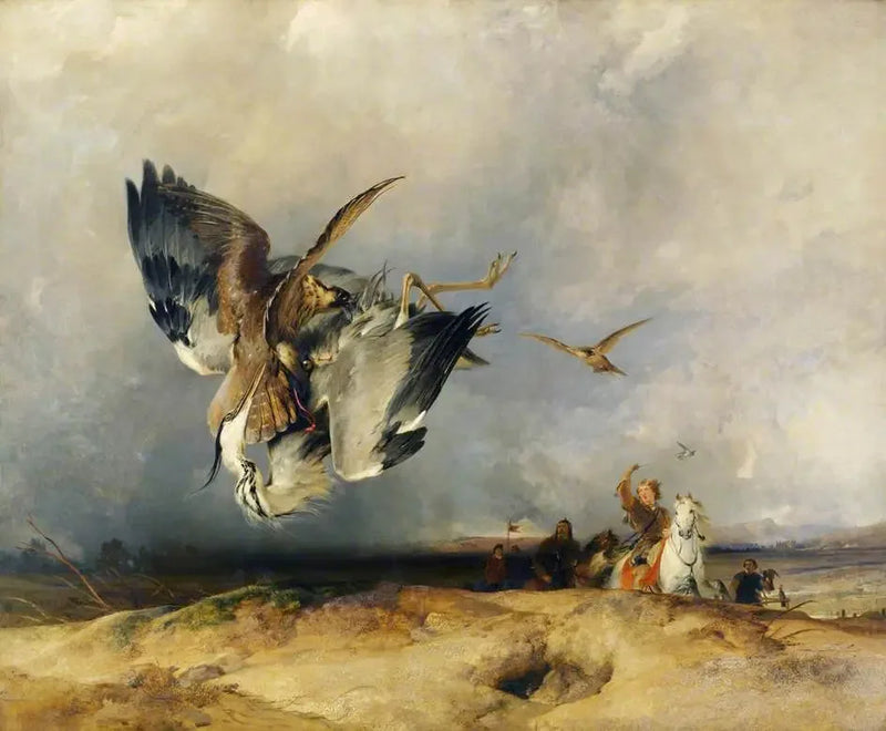 Hawking in alten Zeiten - Edwin Henry Landseer