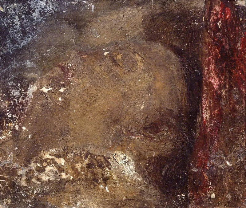 Kopf einer schlafenden Person - J. M. W. Turner