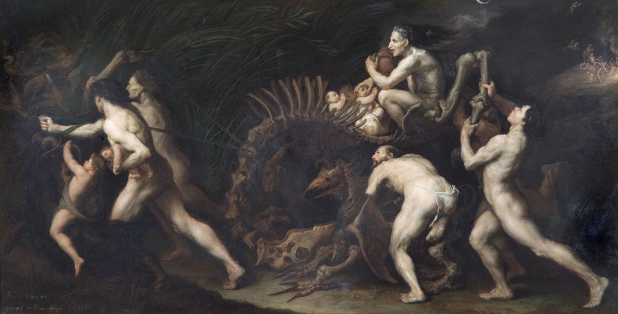 Hécate: Prozession zu einem Hexensabbat - Jusepe de Ribera