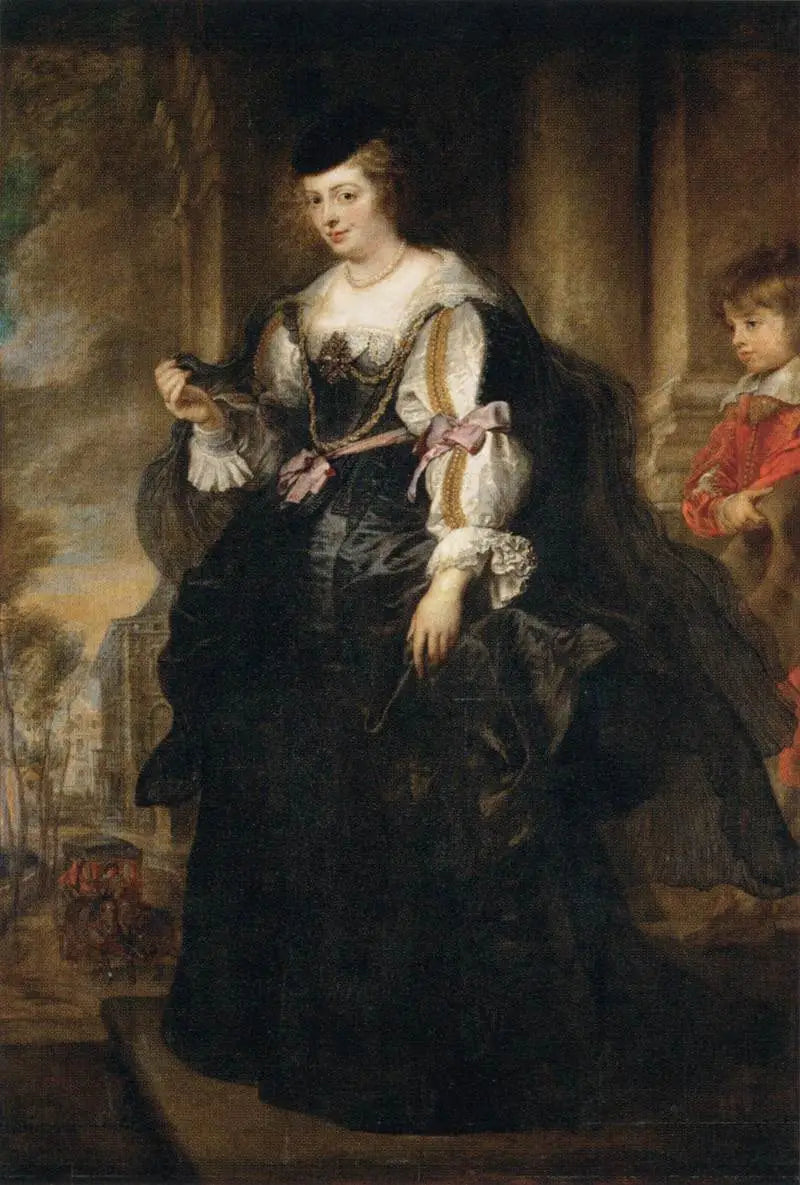 Hélène Fourment im Wagen - Peter Paul Rubens