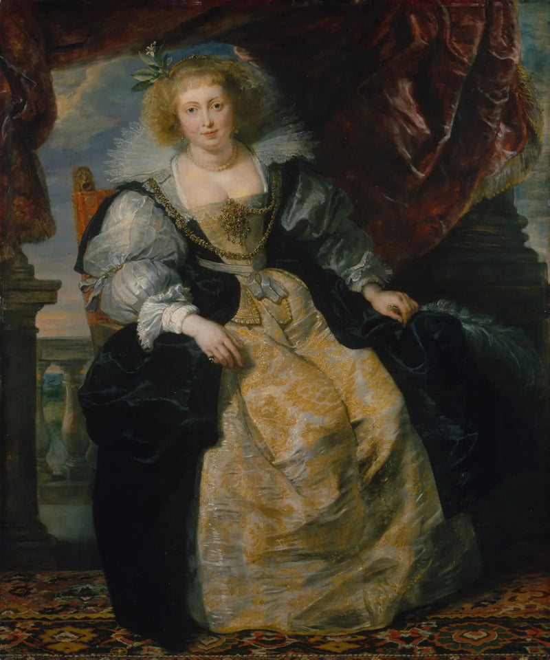 Hélène Fourment in ihrem Hochzeitskleid - Peter Paul Rubens