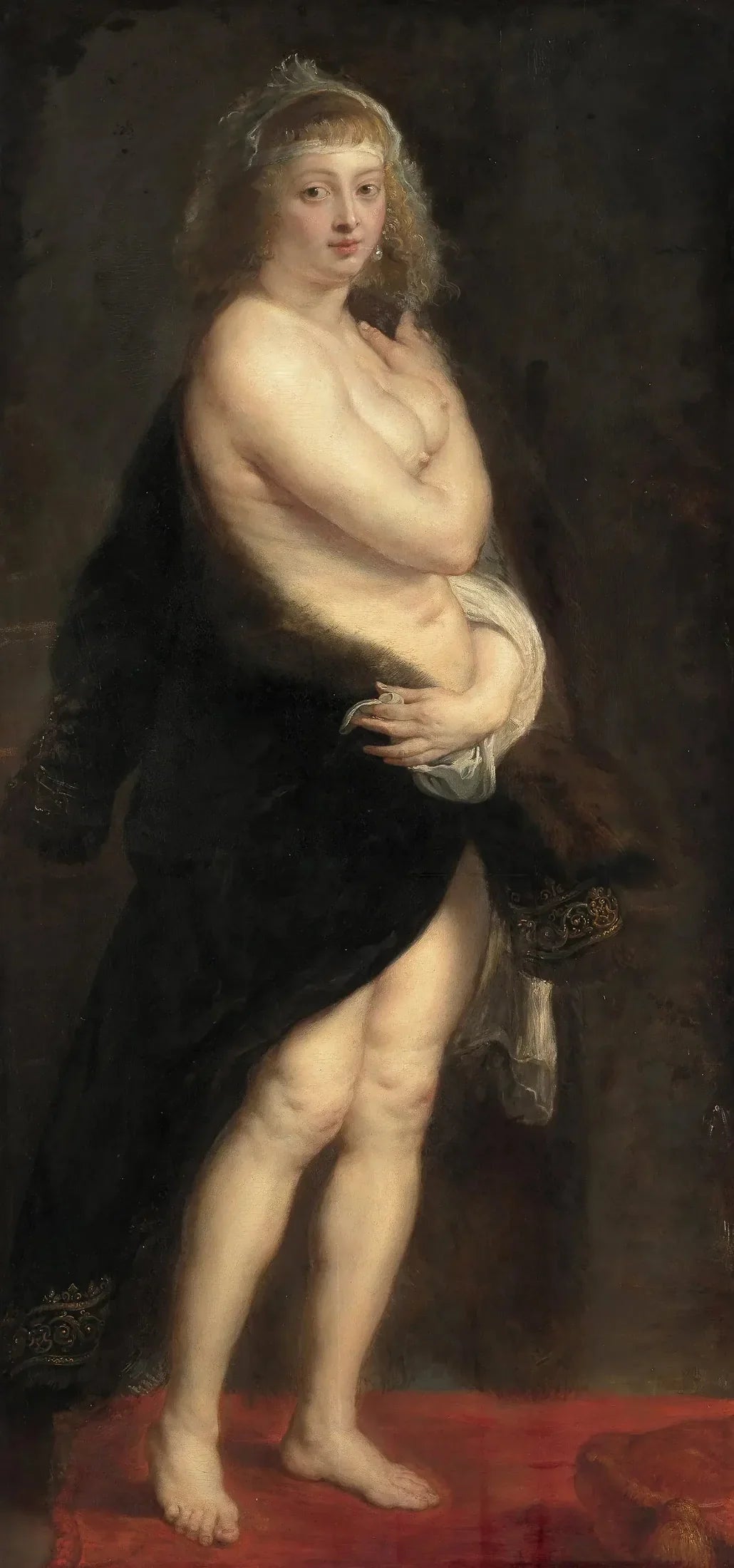 Hélène Fourment sortant du bain - Peter Paul Rubens image 1 reproduction artisanale de tableau