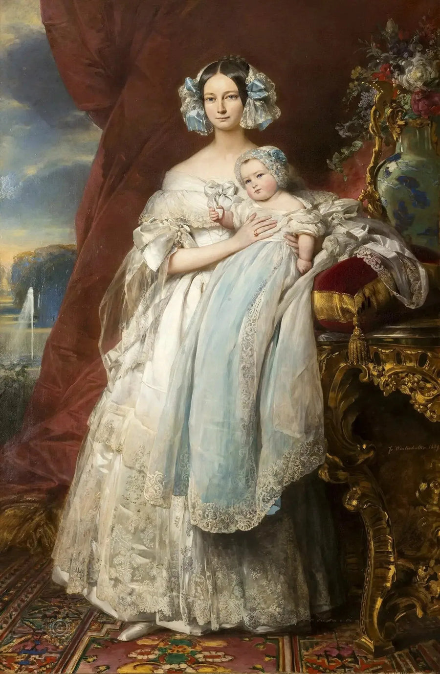 Hélène-Louise, Prinzessin von Mecklenburg, Herzogin von Orléans (1814-1858) - Franz Xaver Winterhalter