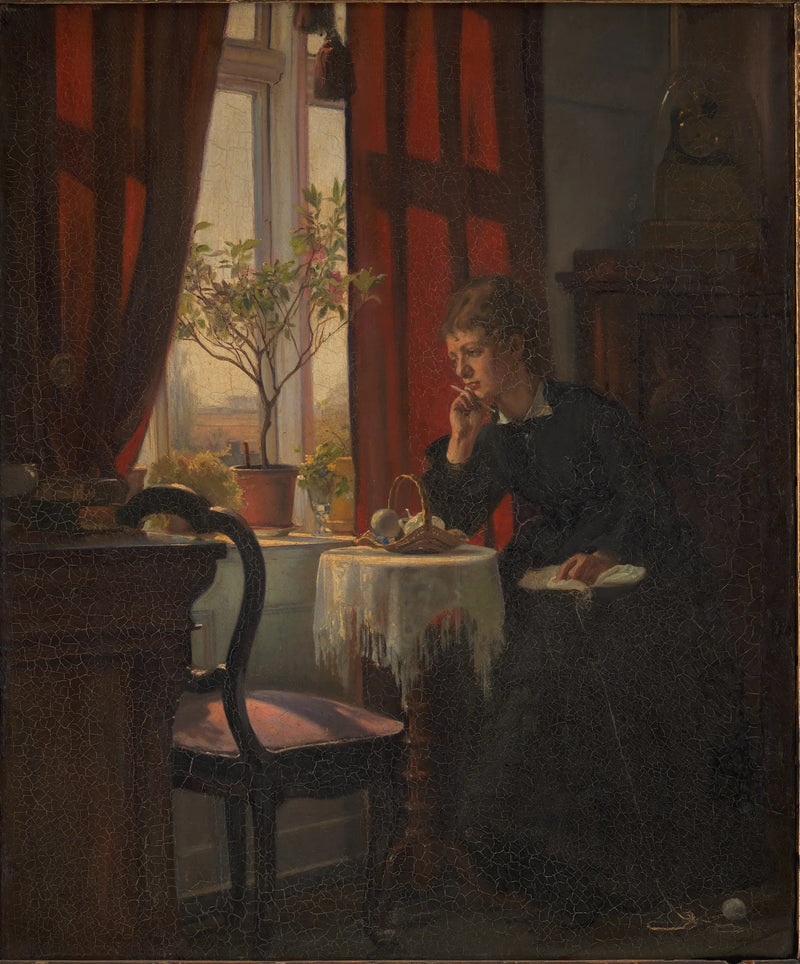 Helga Johansen, Schwester des Künstlers - Viggo Johansen