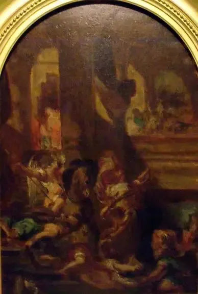 Héliodore aus dem Tempel vertrieben - Eugène Delacroix