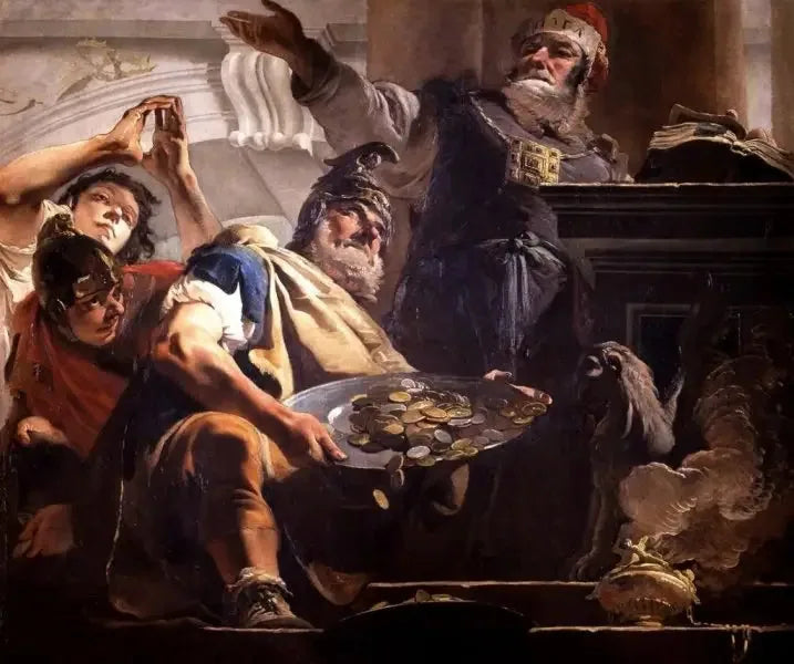 Héliodore plündert den Tempel - Giovanni Battista Tiepolo