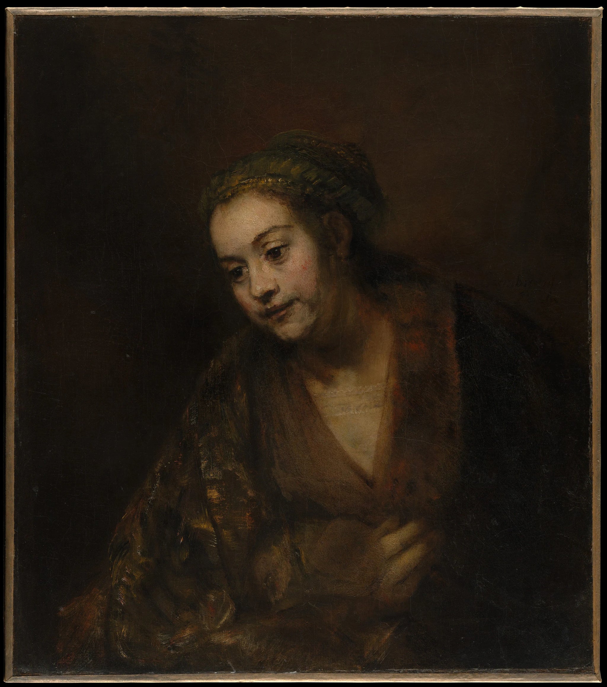 Hendrickje Stoffels (1626-1663) - Rembrandt (Rembrandt van Rijn)