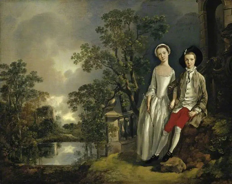 Heneage Lloyd und seine Schwester, Lucy - Thomas Gainsborough