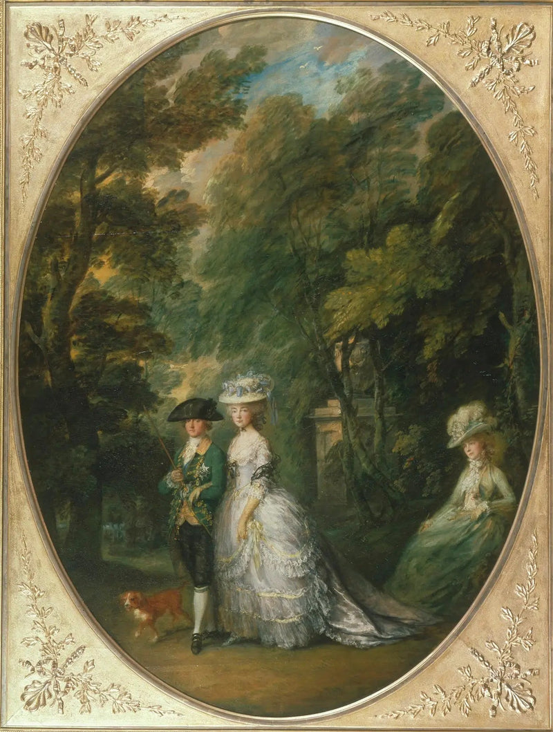 Henri, Herzog von Cumberland mit Anne, Herzogin von Cumberland, und Lady Elizabeth Luttrell - Thomas Gainsborough