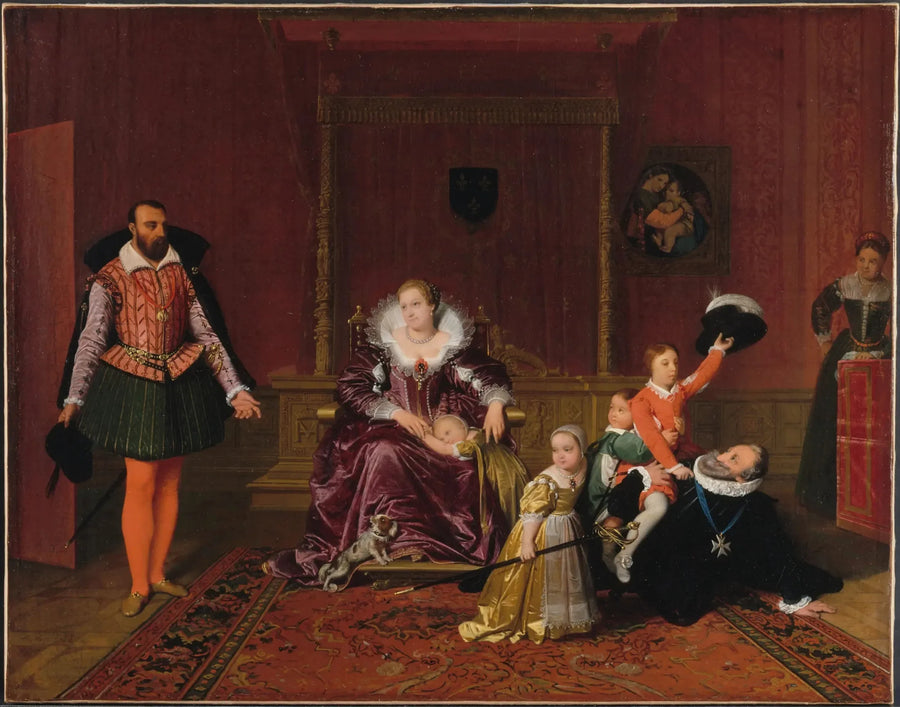 Heinrich IV. empfängt den Botschafter Spaniens - Jean-Auguste-Dominique Ingres