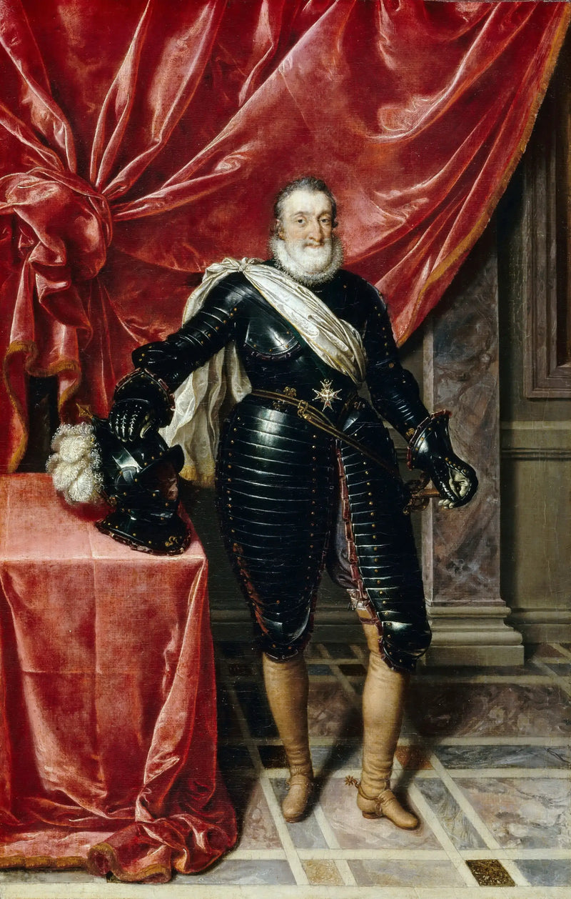 Henri IV, König von Frankreich, in Rüstung - Frans Pourbus der Jüngere