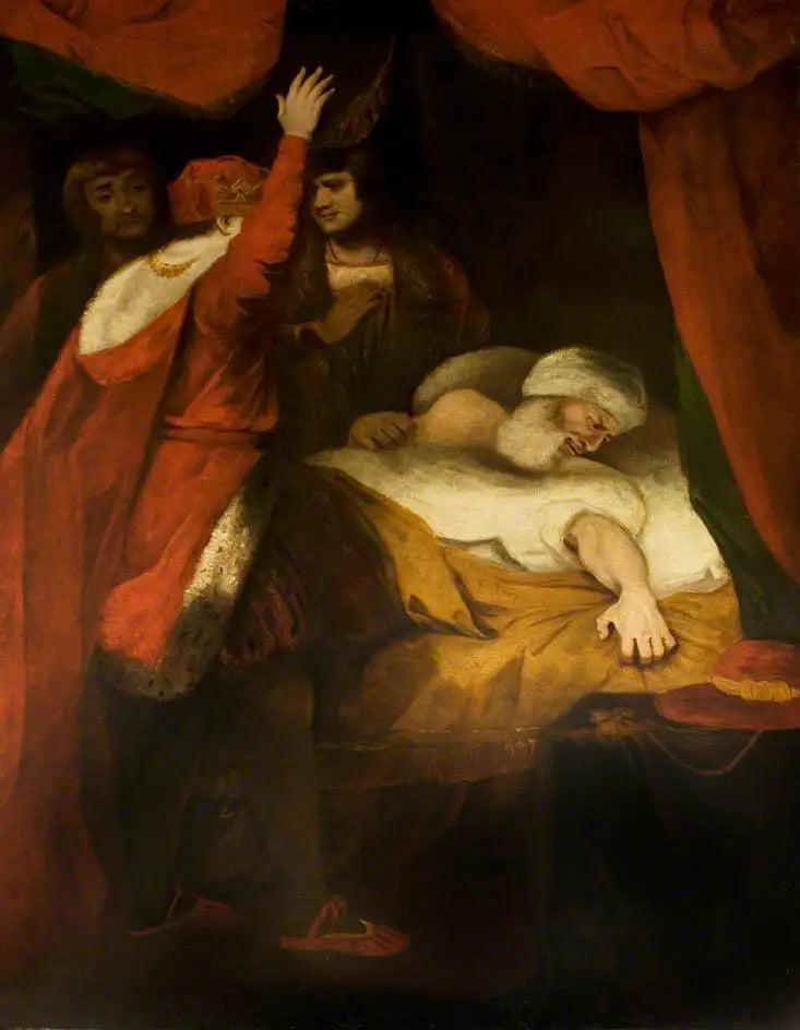 Henri VI, zweite Teil, Akt III, Szene 3, der Tod des Kardinals Beaufort (aus der Serie Boydell) - Joshua Reynolds