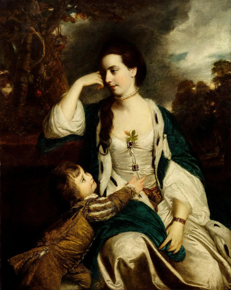 Henrietta Catherine Cholmley und ihr Sohn - Joshua Reynolds