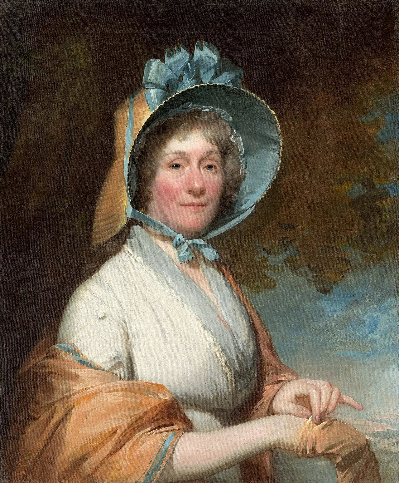 Henrietta Marchant Liston (Mme Robert Liston) - Gilbert Stuart image 1 copie peinte à la main à l’huile