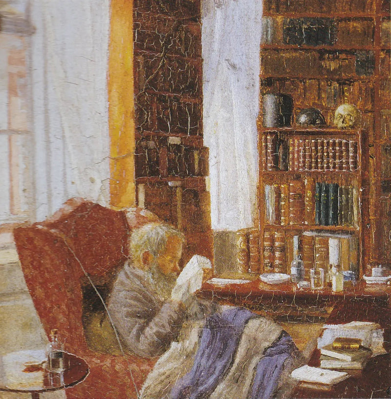 Henrik Nikolaj Krøyer in seinem Büro. - Peder Severin Krøyer