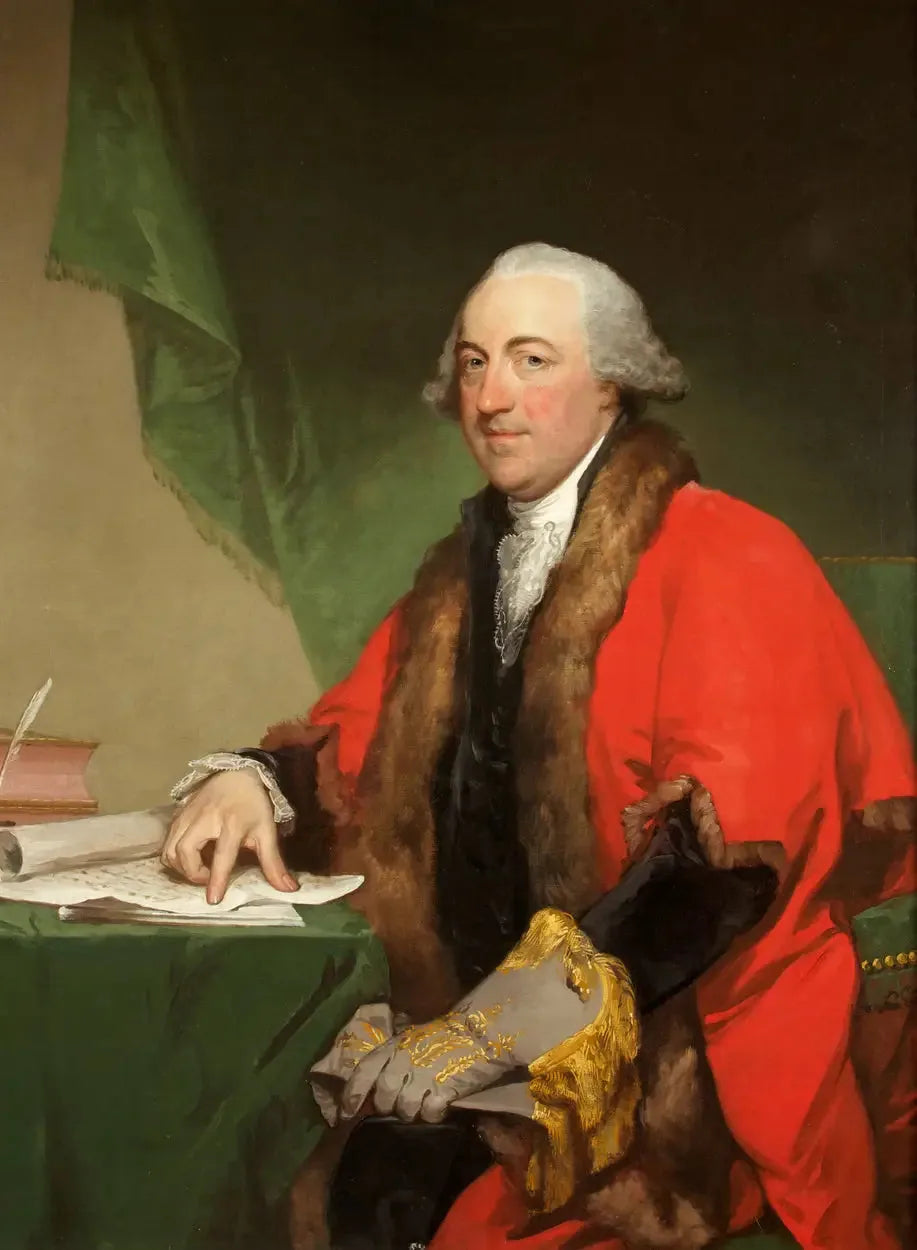 Henry Cruger, de New York, maire de Bristol et maître de la Merchant Venturers Society, 1781 - Gilbert Stuart image 1 reproduction artisanale de tableau