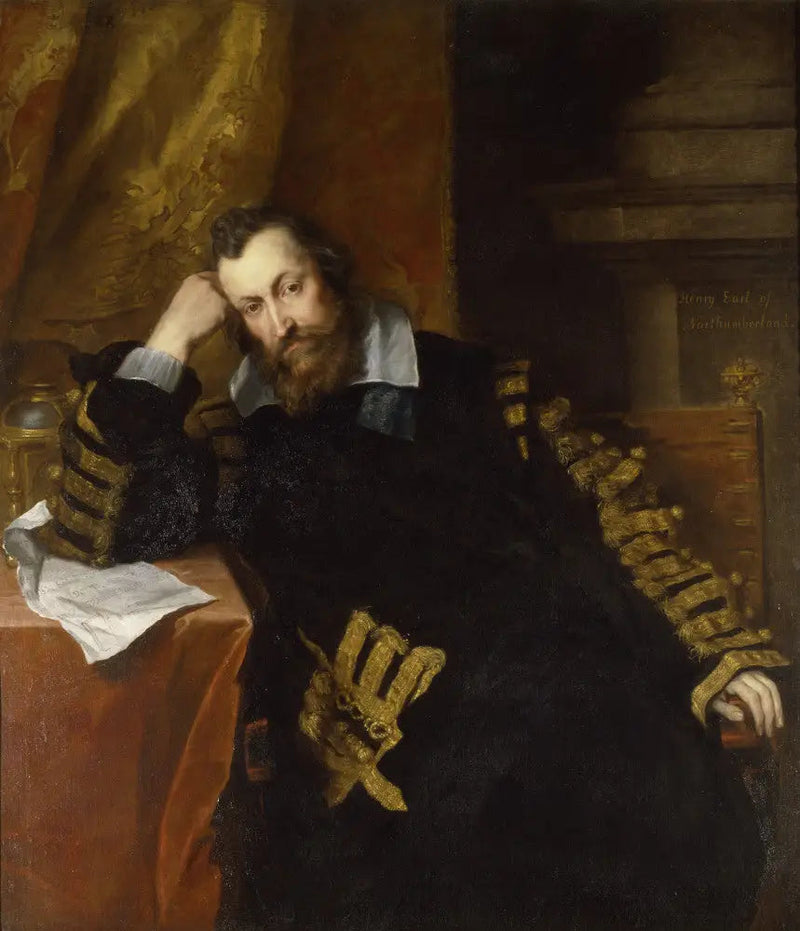 Henry Percy, 9. Graf von Northumberland KG (1564-1632), « Der Zauberer Graf » - Antoine van Dyck