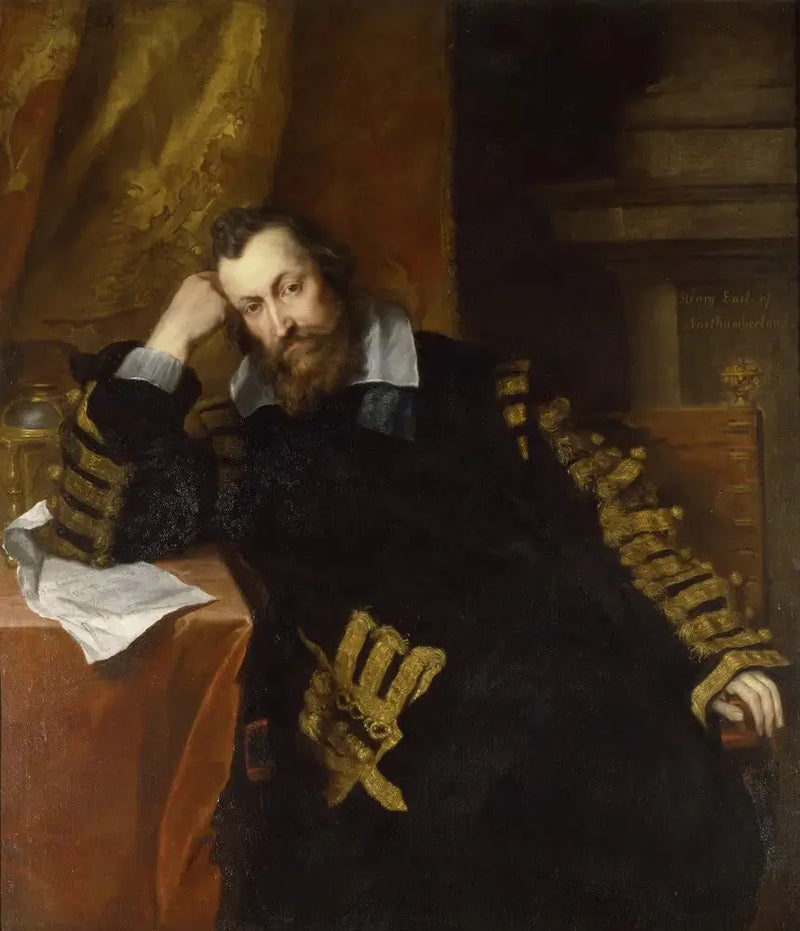Henry Percy, 9. Graf von Northumberland KG (1564-1632), « Der Zauberer Graf » - Antoine van Dyck