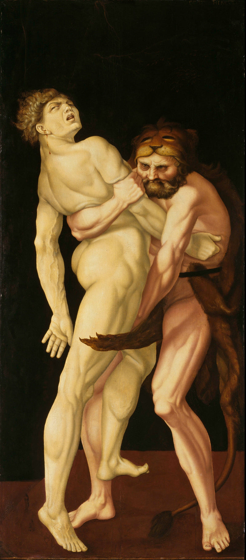Herakles und Antäus - Hans Baldung Grien