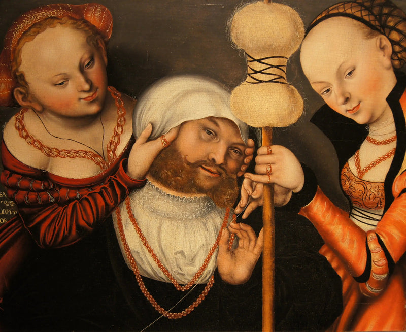 Herakles und Omphale - Lucas Cranach der Ältere