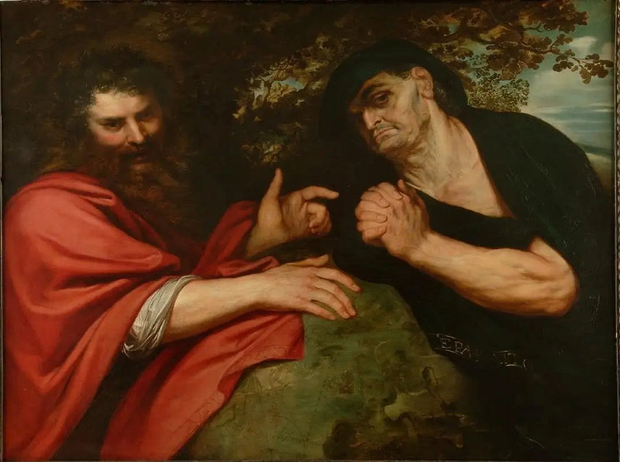 Heraklit und Demokrit - Peter Paul Rubens