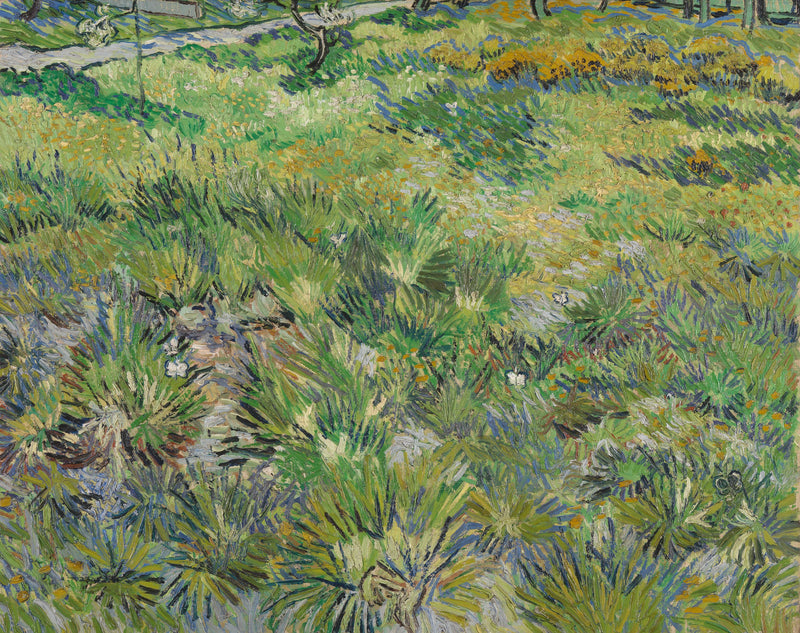 Langes Gras mit Schmetterlingen - Vincent van Gogh