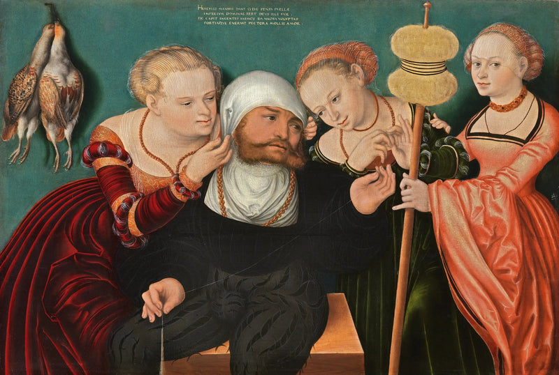 Herkules am Hofe von Omphale - Lucas Cranach der Ältere