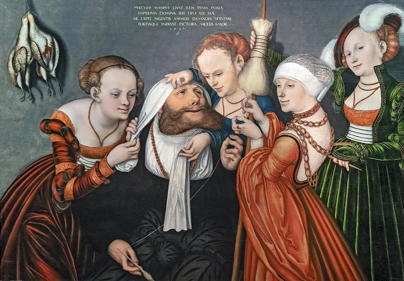 Herkules am Hofe von Omphale - Lucas Cranach der Ältere
