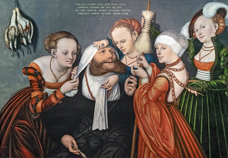Herkules am Hofe von Omphale - Lucas Cranach der Ältere