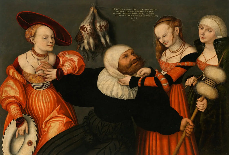Herkules mit Omphale - Lucas Cranach der Ältere