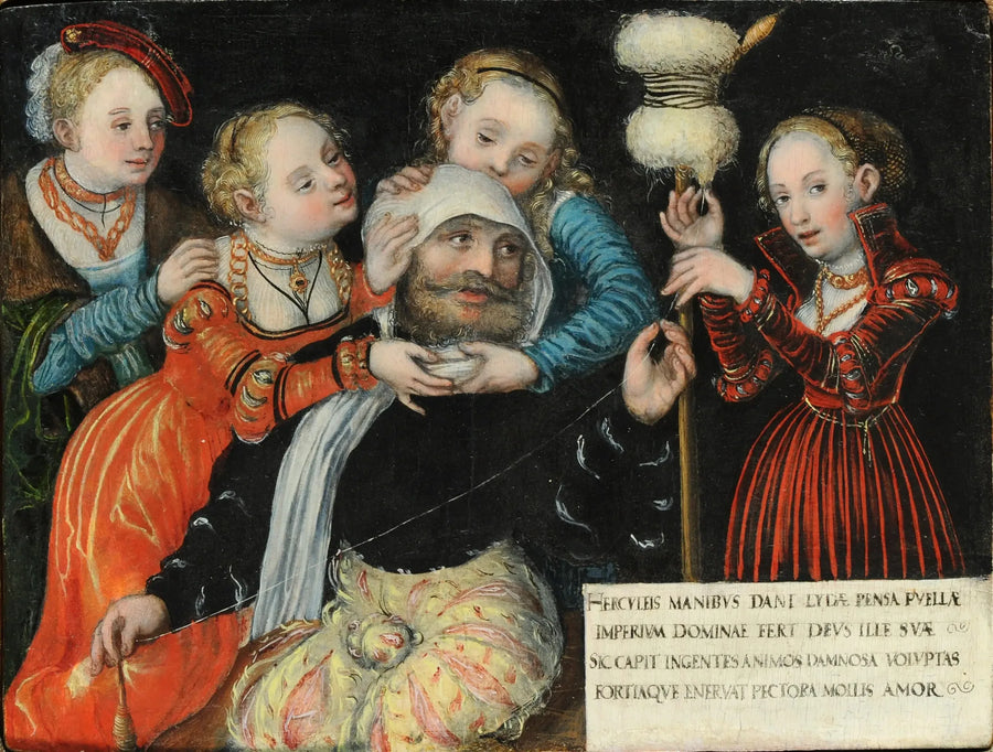 Herkules mit Omphale - Lucas Cranach der Ältere