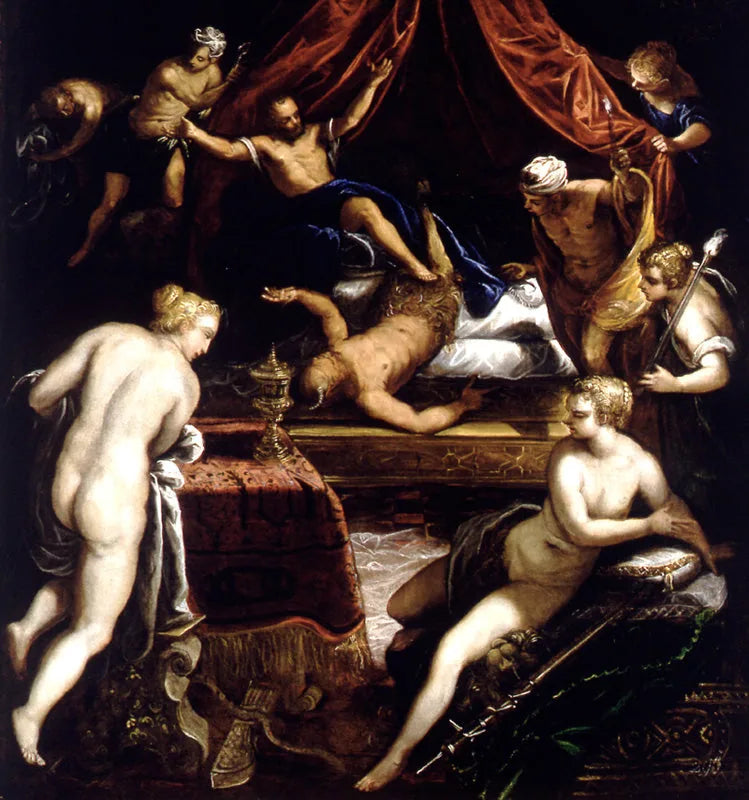 Hercules jagt den Faun - Jacopo Tintoretto