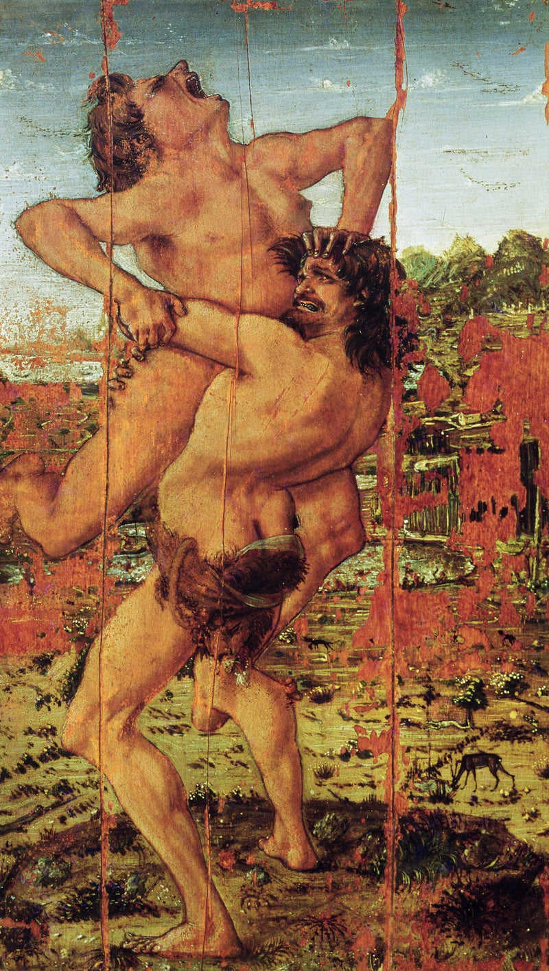 Herkules und Antäus - Cosimo Tura