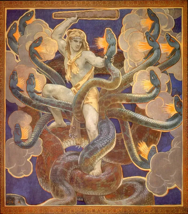 Herkules und die Hydra - John Singer Sargent
