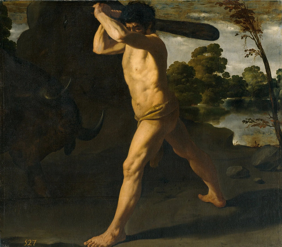 Herkules und der kretische Stier - Francisco de Zurbarán