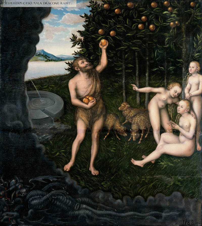 Herkules und die Hesperiden - Lucas Cranach der Ältere