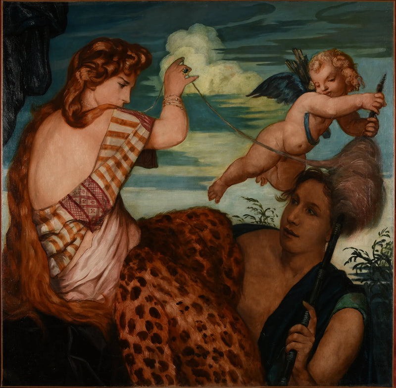 Herkules und Omphale - Émile Bernard