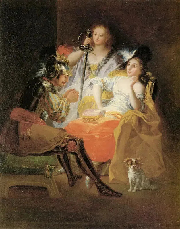 Herkules und Omphale - Francisco de Goya