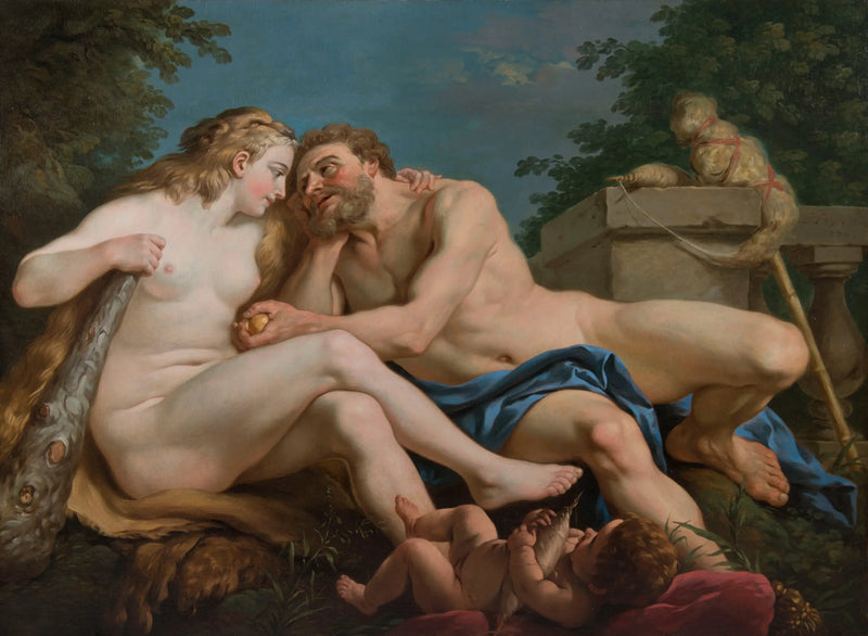 Herkules und Omphale - Louis Jean François Lagrenée