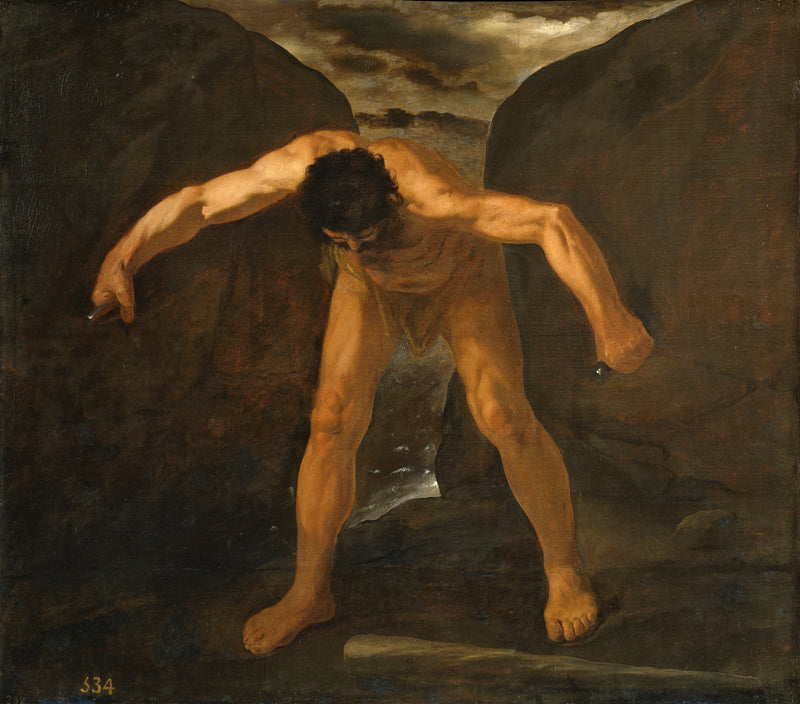 Herkules, der die Berge Calpe und Abyla trennt - Francisco de Zurbarán