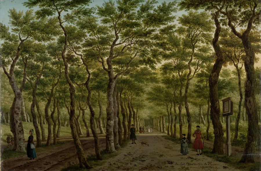 Le Herepad dans le Haagse Bos - Paulus Constantijn la Fargue