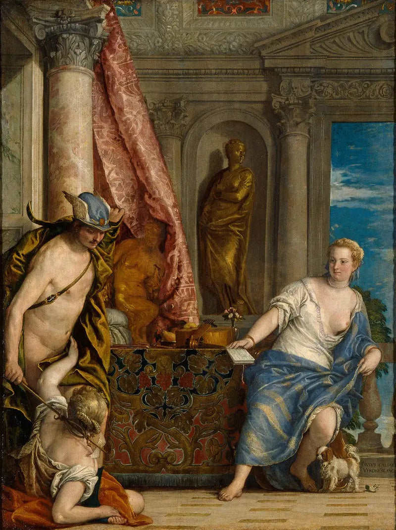 Hermès, Hersé und Aglauros - Paul Véronèse