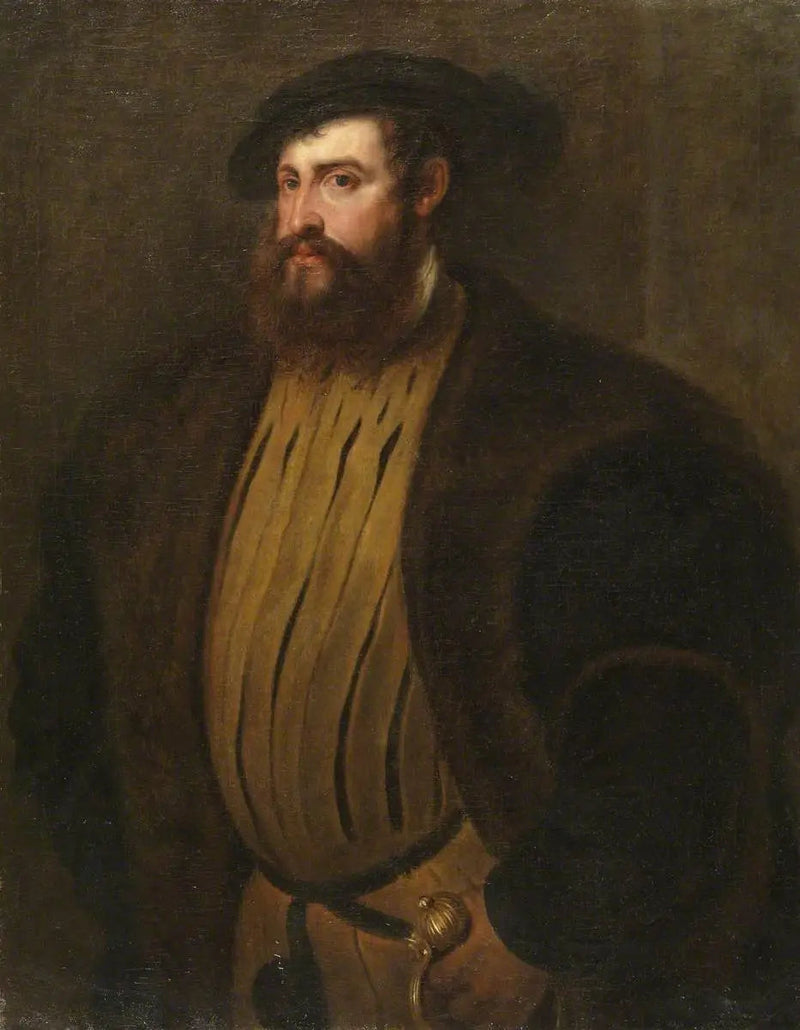 Hernan Cortez (?) (nach Tizian) - Peter Paul Rubens