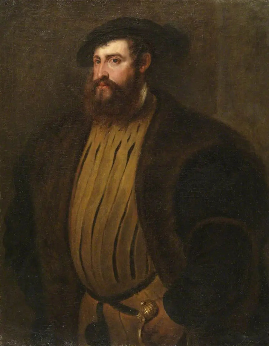 Hernan Cortez (?) (nach Tizian) - Peter Paul Rubens